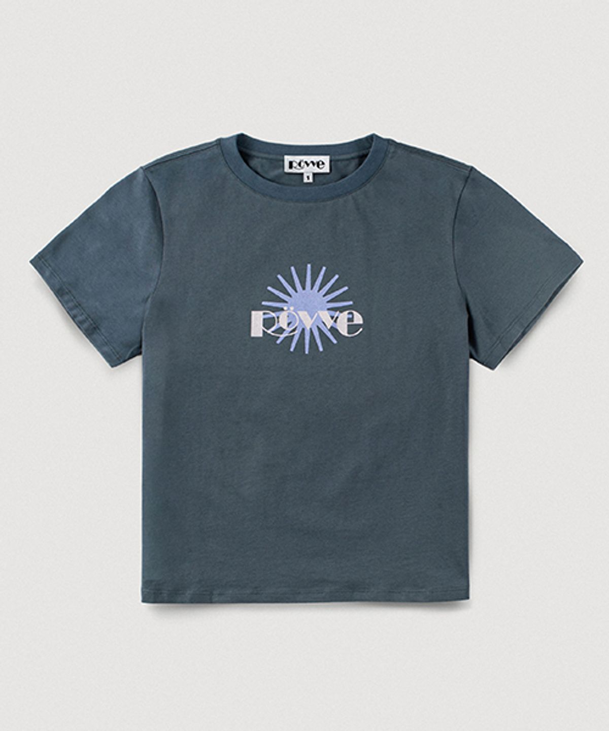 뢰브(ROVVE) Woman Sunny T-shirt (Navy)