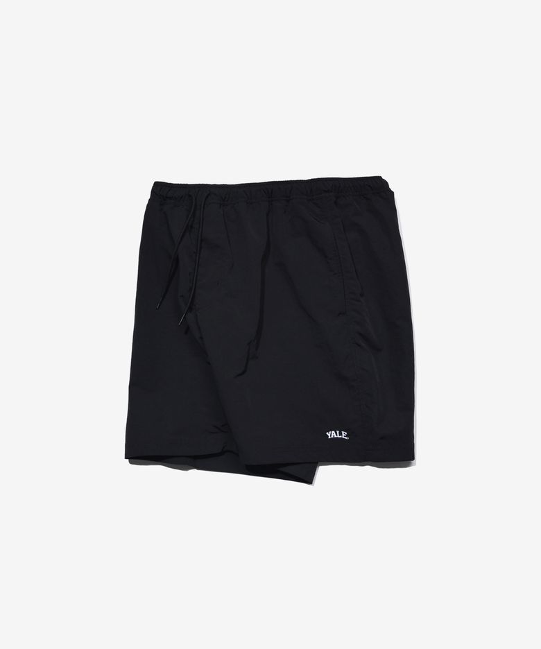 나일론 하프 비치 쇼츠 블랙
