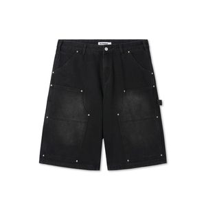 펜타곤 카펜터 데님 쇼츠_워시드블랙