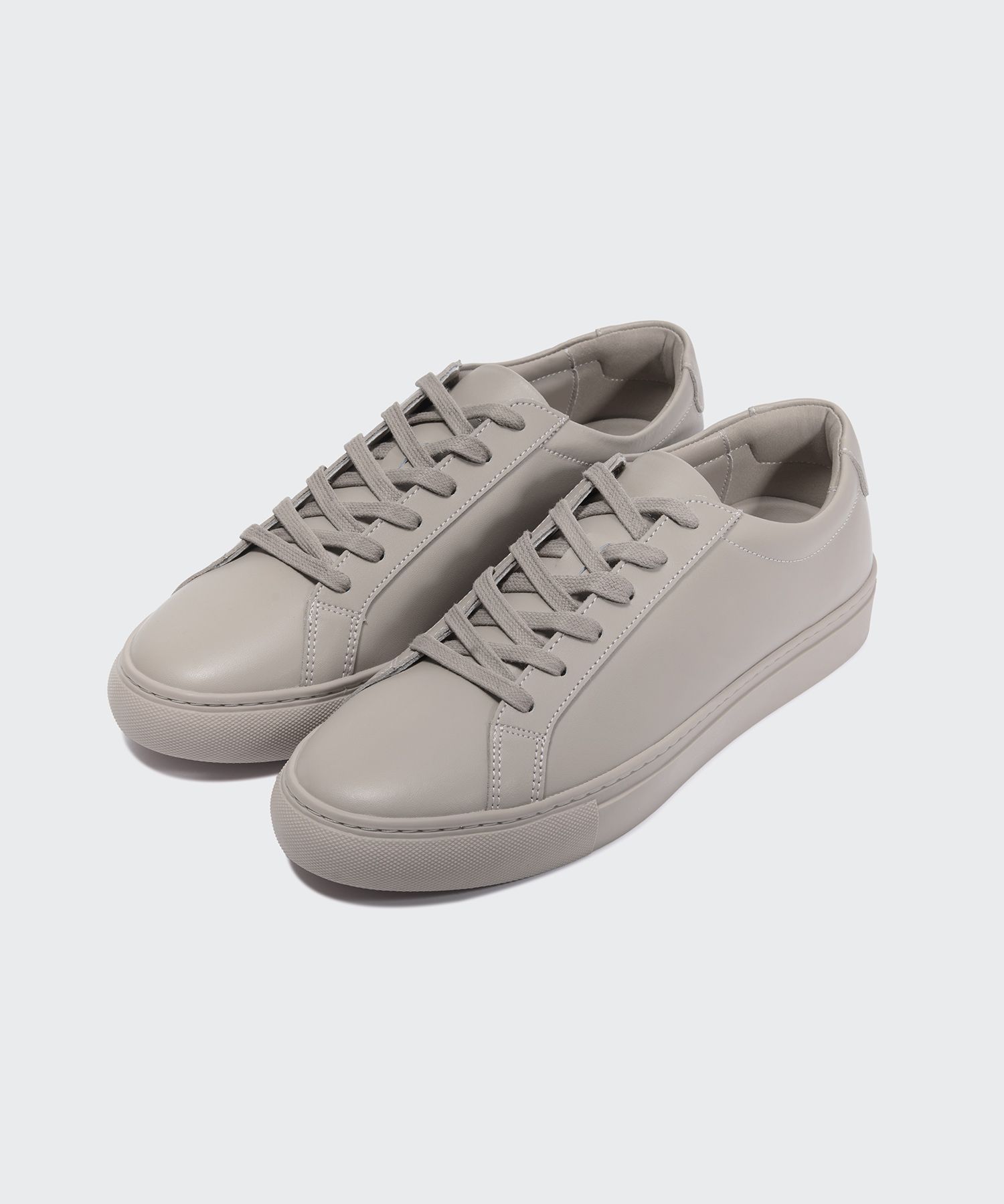 MUSINSA | MUSINSA STANDARD Leather Court Sneakers Mark 2