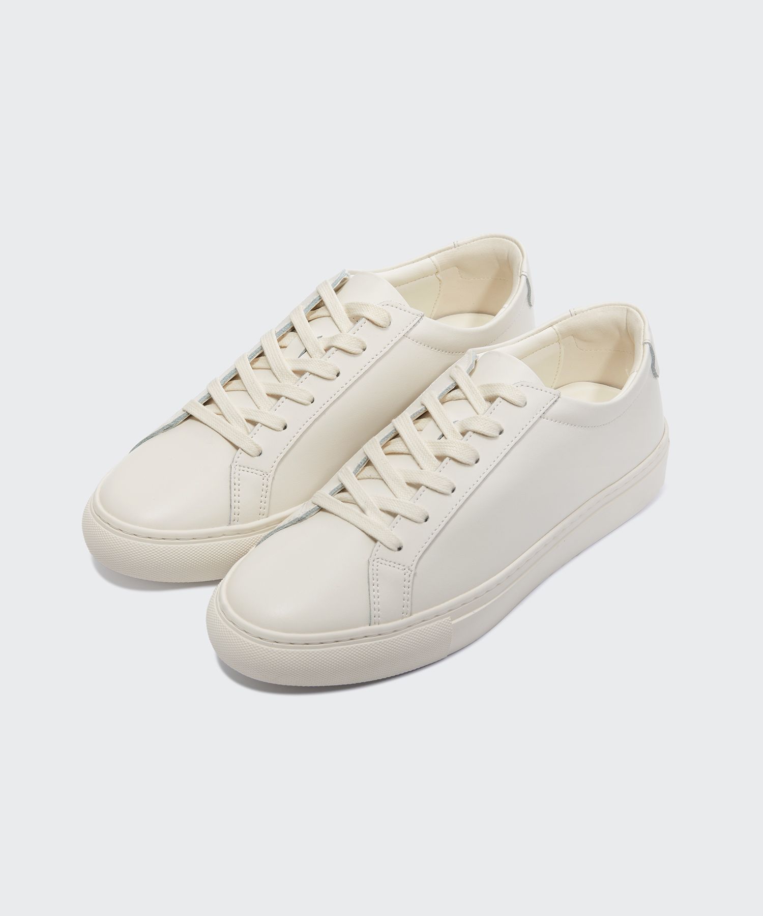 MUSINSA | MUSINSA STANDARD Leather Coat Sneakers Mark 2 [Cream]