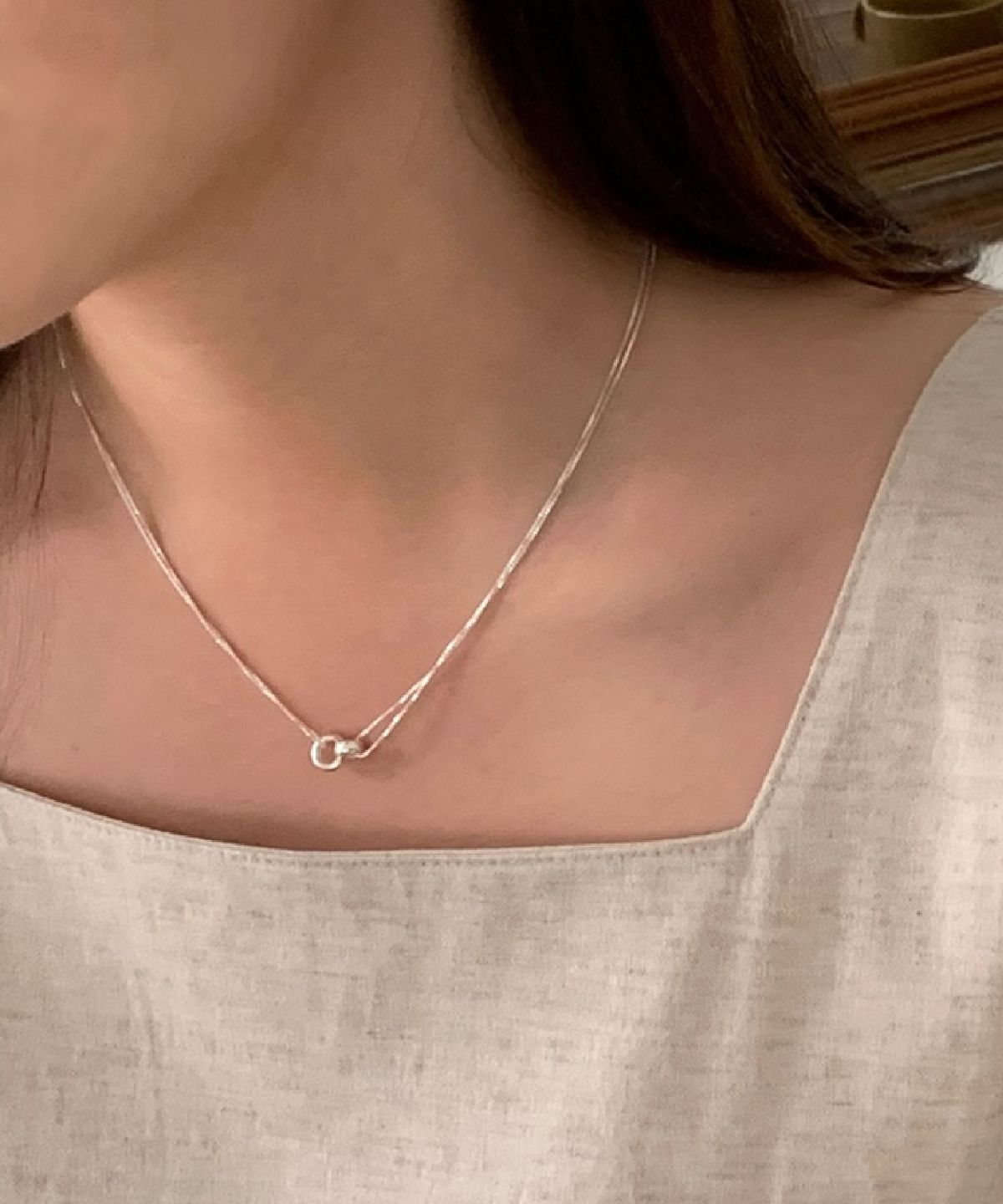 바라두(BARADU) [BARADU 925] Day by day necklace