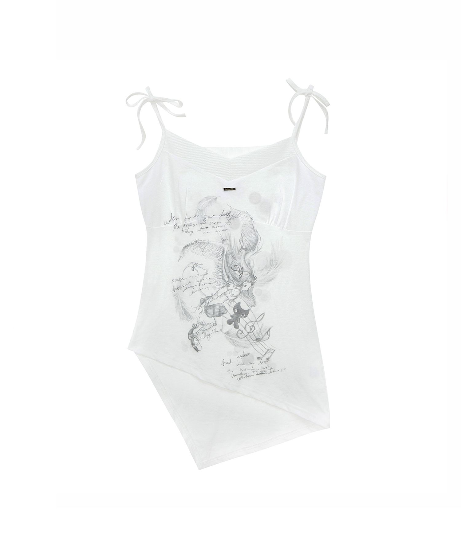 トップス HUG YOUR SKIN V neck sleeveless MUSINSA | HUG YOUR SKIN V-neck sleeveless (Angel)