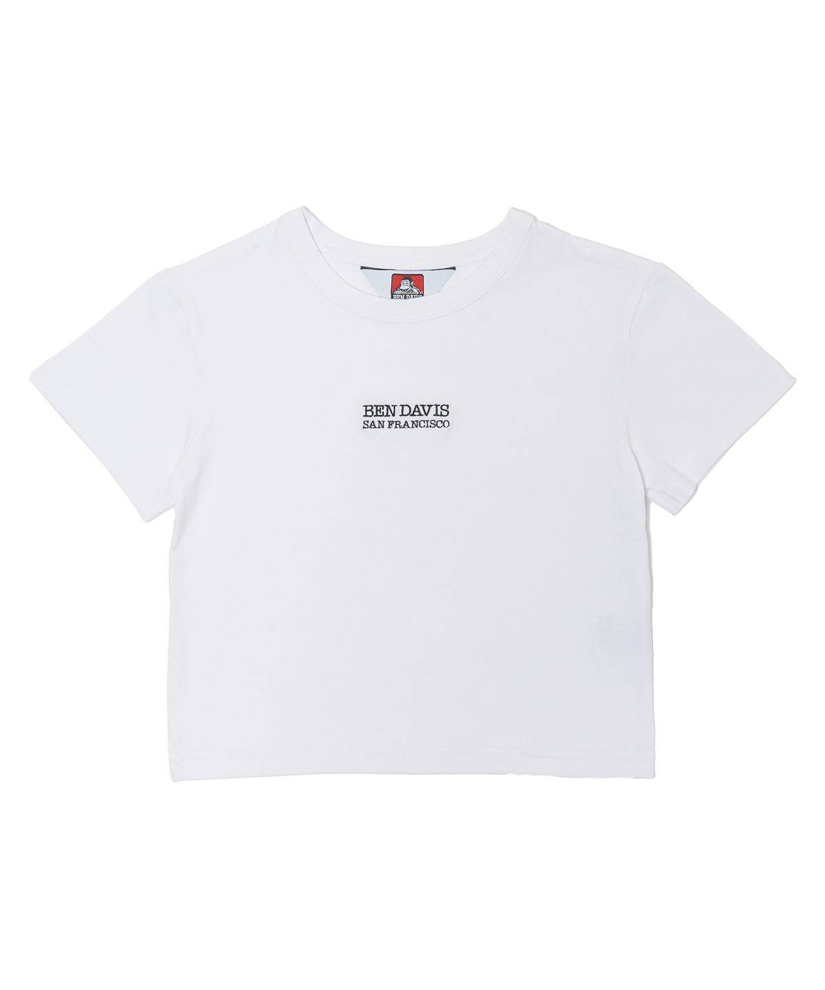 벤 데이비스(BEN DAVIS) ORIGINAL STRETCH CROP TEE WHITE