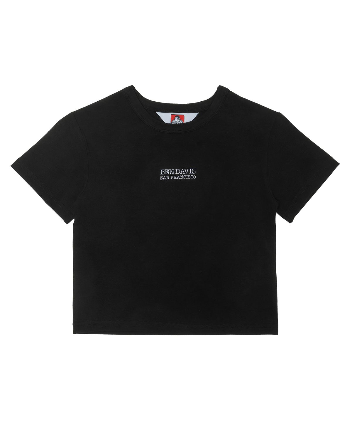 벤 데이비스(BEN DAVIS) ORIGINAL STRETCH CROP TEE BLACK
