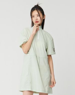 스트레치 스탠카라 드레스 (그린)