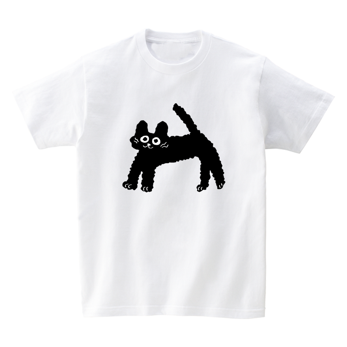 어썸어스(AWESOMEUS) A CURLY_HAIRED CAT T-SHIRTS_4COLOR
