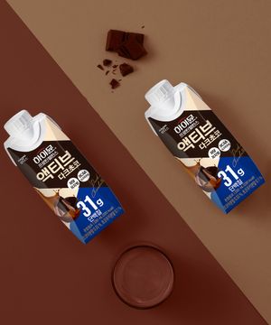 프로틴 밸런스 액티브 다크초코 330ml 12입 1박스 (고단백 31g)