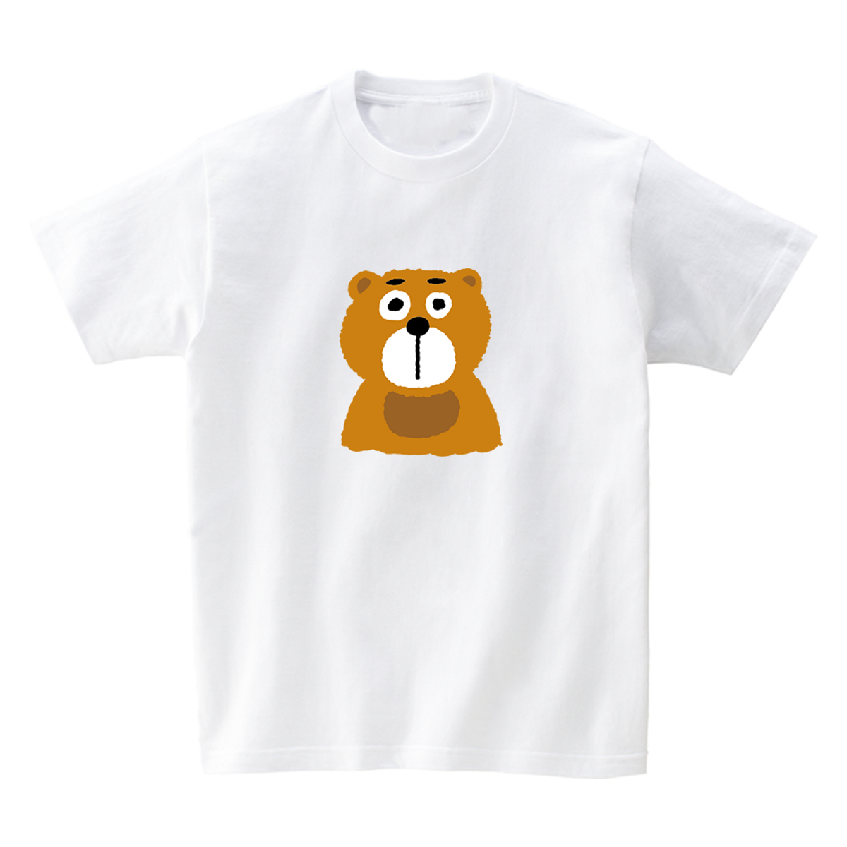 어썸어스(AWESOMEUS) BIG EYES BEAR CAT T-SHIRTS_4COLOR