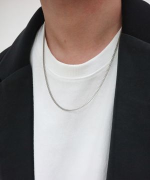 사각 체인 목걸이 써지컬스틸 CLEF SSQ