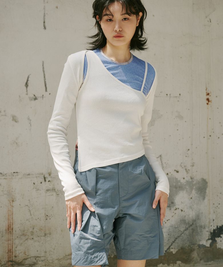 닙 썸머 쇼츠_블루