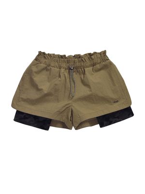 카모 나일론 스트링 쇼츠 (카키)