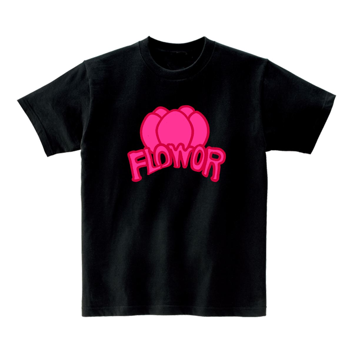 어썸어스(AWESOMEUS) A PINK TULIP FLOWER T-SHIRTS_4COLOR