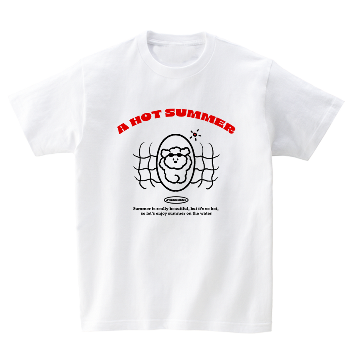 어썸어스(AWESOMEUS) A HOT SUMMER T-SHIRTS_4COLOR