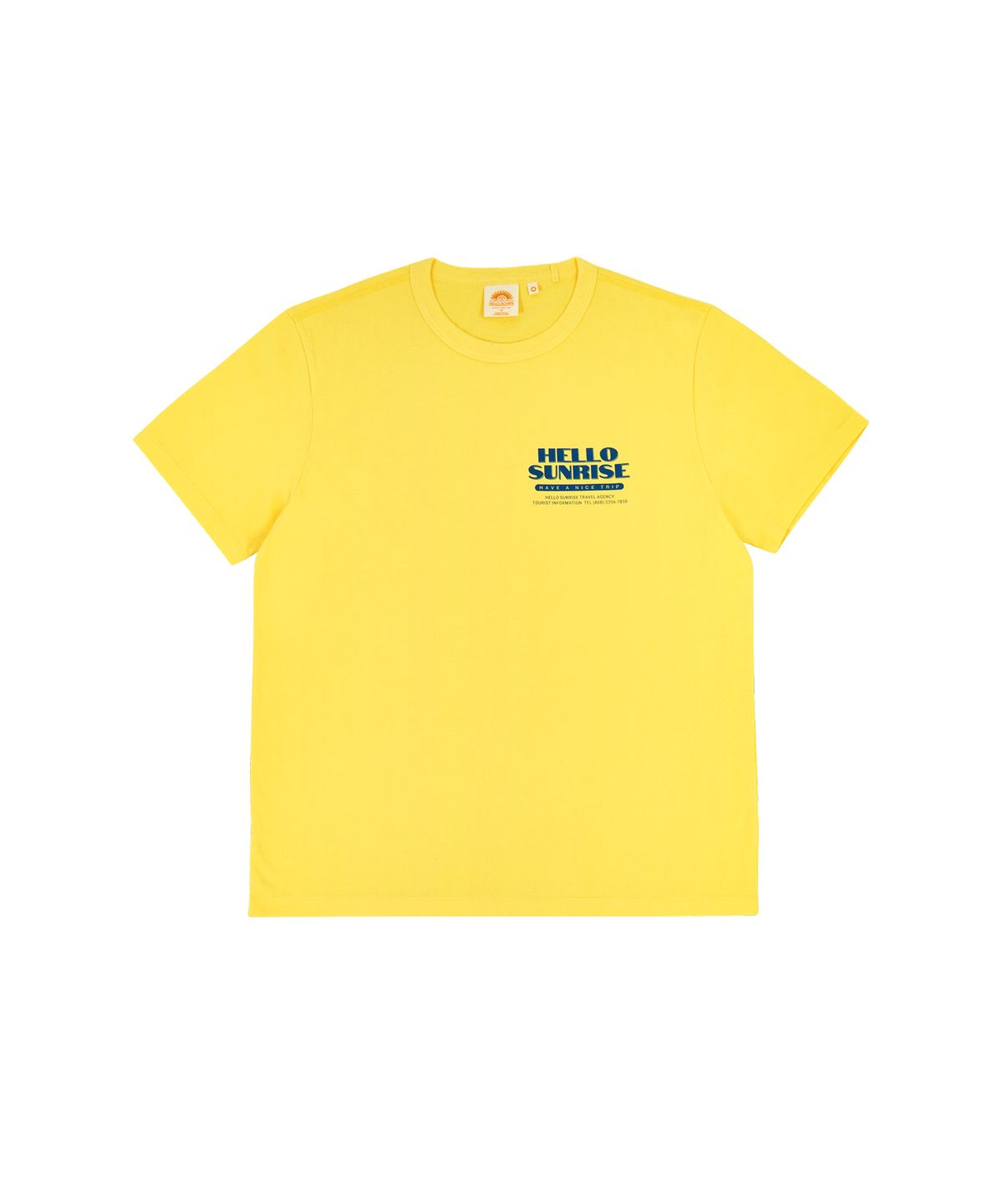 헬로 선라이즈(HELLO SUNRISE) HS Travel Agency Logo Tee_Yellow