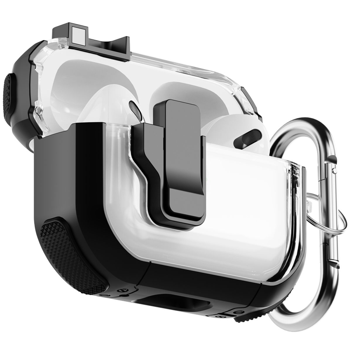 누아트(NUART) [4COROL] 에어팟프로/프로2 분실방지 잠금기능 마그네틱 락 범퍼케이스
