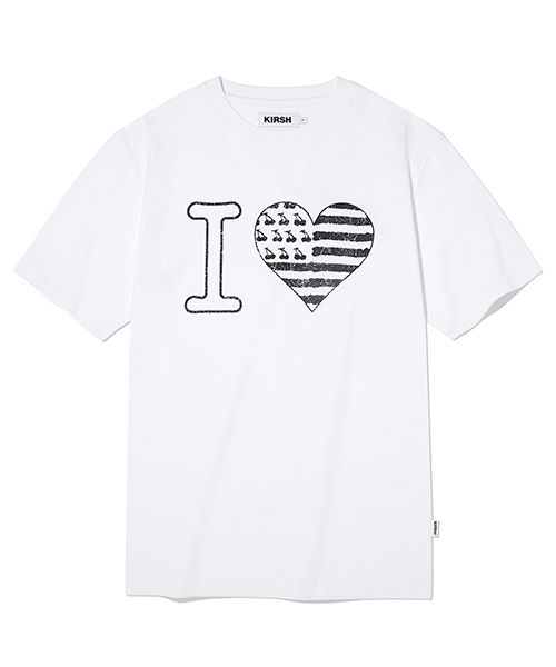 MUSINSA | KIRSH I Love Kirsh T-shirt [White]