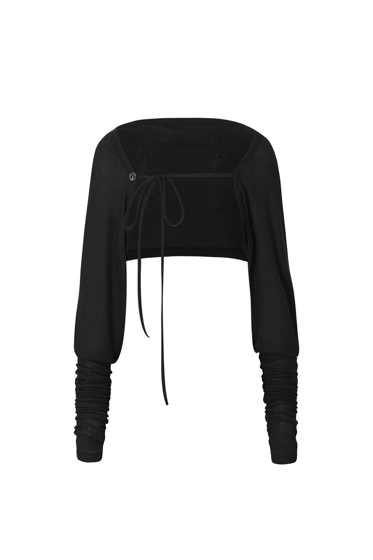 トップス PAINORPLEASURE WHISPER BOLERO Black MUSINSA公式 | PAINORPLEASURE WHISPER BOLERO black