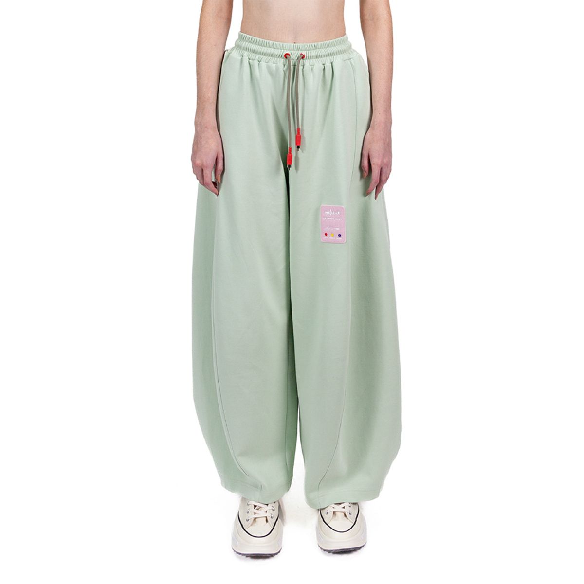 밀리우(MILIEUX) [MXM1UKPTL001GY]Drawstring Joggers Knit Pants Long