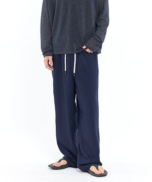 COOL WIND-WIDE PANTS (NAVY)