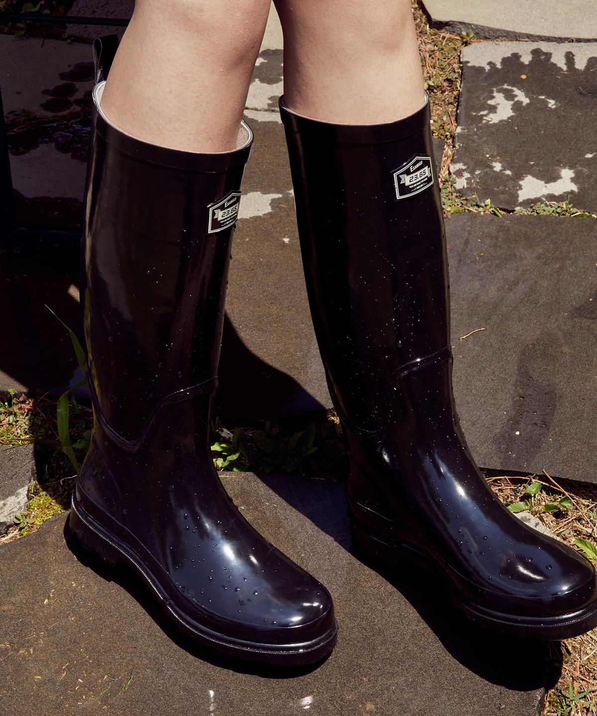 23.65(23.65) RAIN BOOT METAL BLACK
