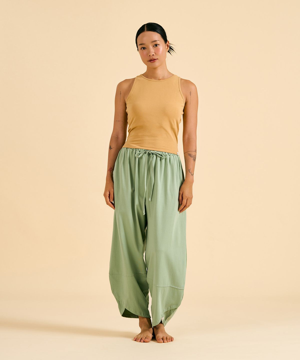 디야니(DHYANI) Tulip Pocket Pants (Salt Water)