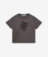 PRDA DENIM PATCH CREWNECK TEE DARK CHARCOAL