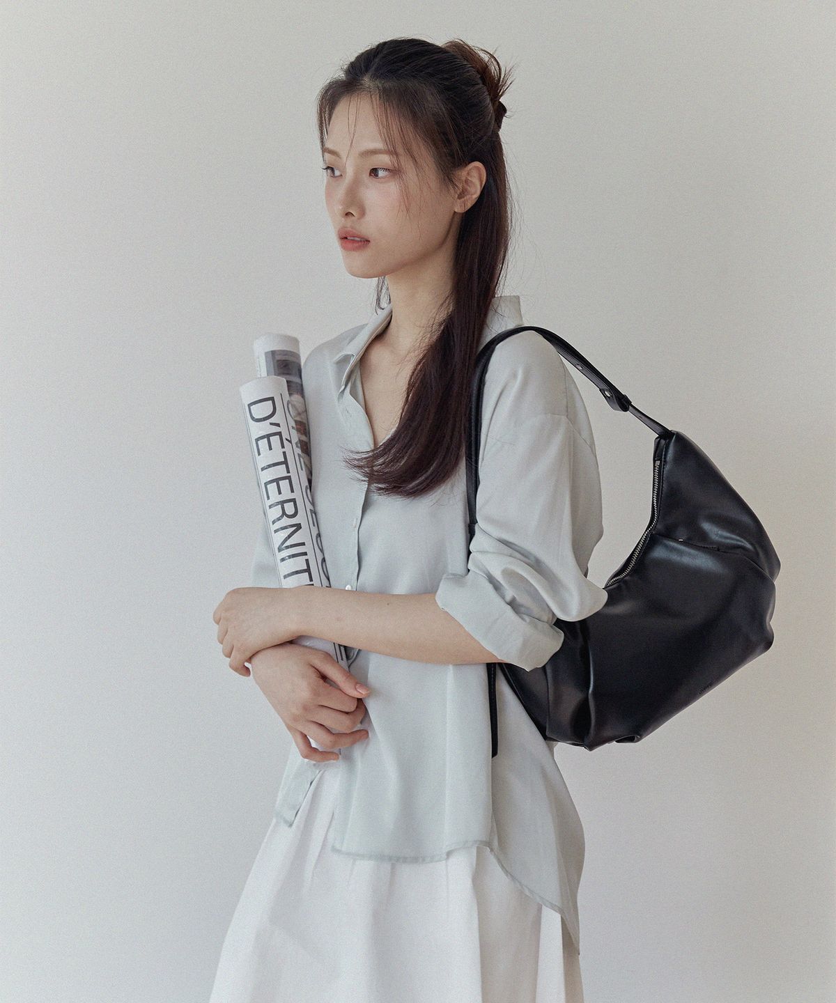 오브히(OVHEE) 로에브 호보백 Loeb Hobo Bag_Black