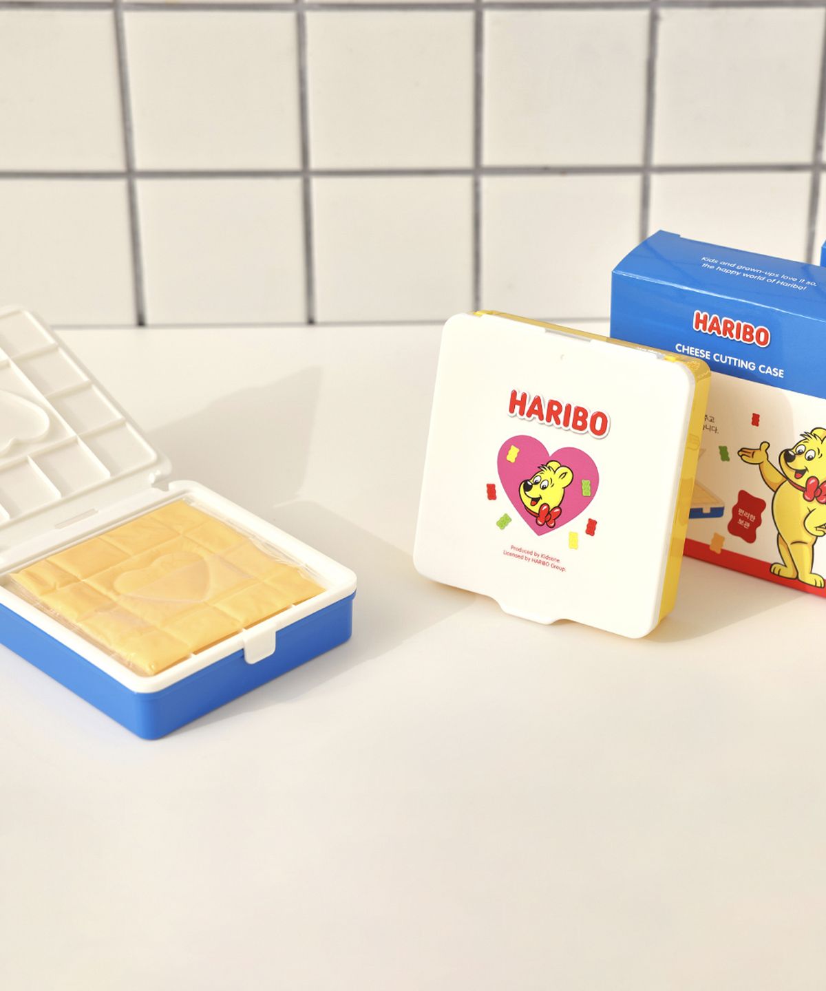 하리보(HARIBO) 골드베어 치즈 컷팅 케이스 (2컬러)