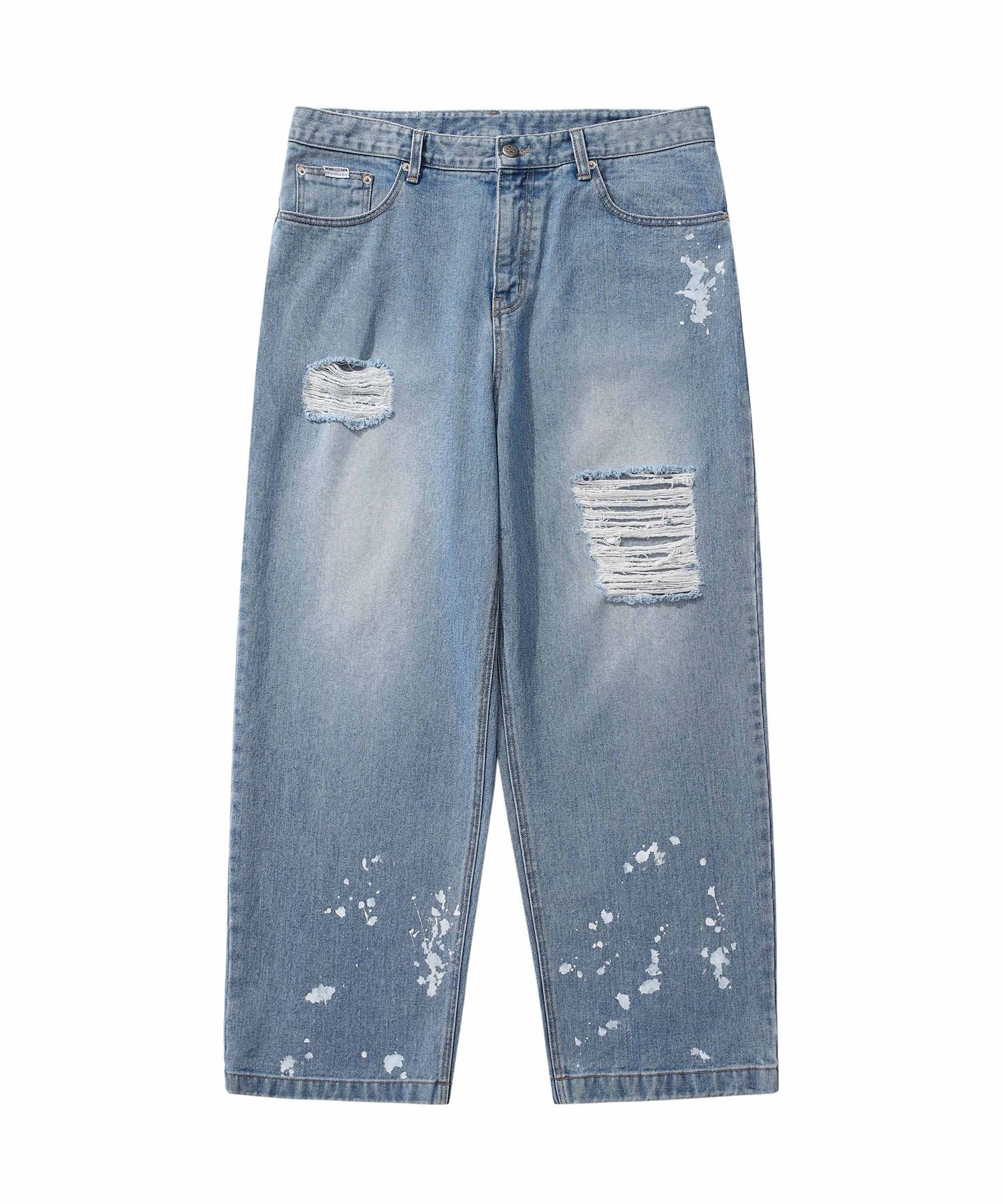 ◆ARCHIVE BOLD◆ PANEL LINE DENIM PANTS BLUE AB24SPJN001BL PANEL LINE DENIM PANTS (BLUE) - ARCHIVE BOLD 아카이브 볼드