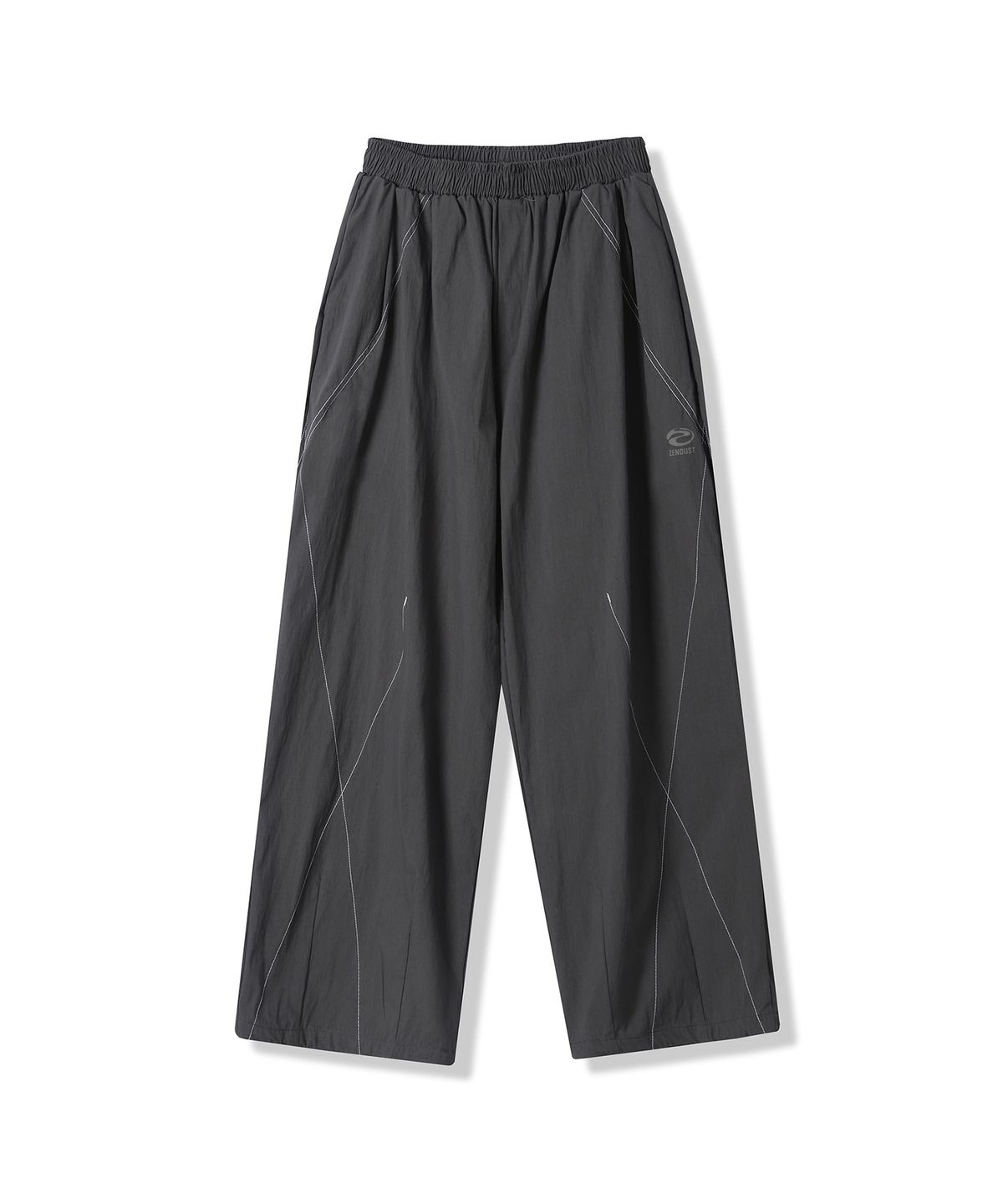 젠더스트(ZENDUST) Portree Wide CN Pants DARK GREY
