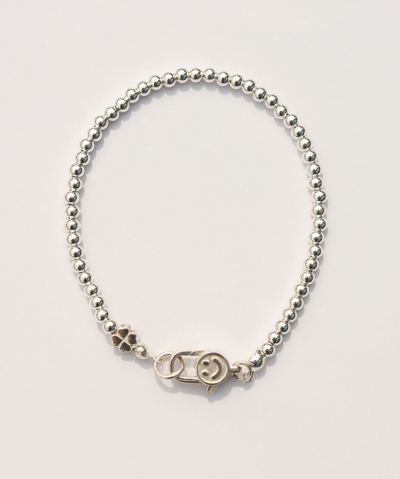 3mm silverball clover smile lock Bracelet 925실버 순은 클로버 참 스마일 자물쇠 3mm 볼팔찌