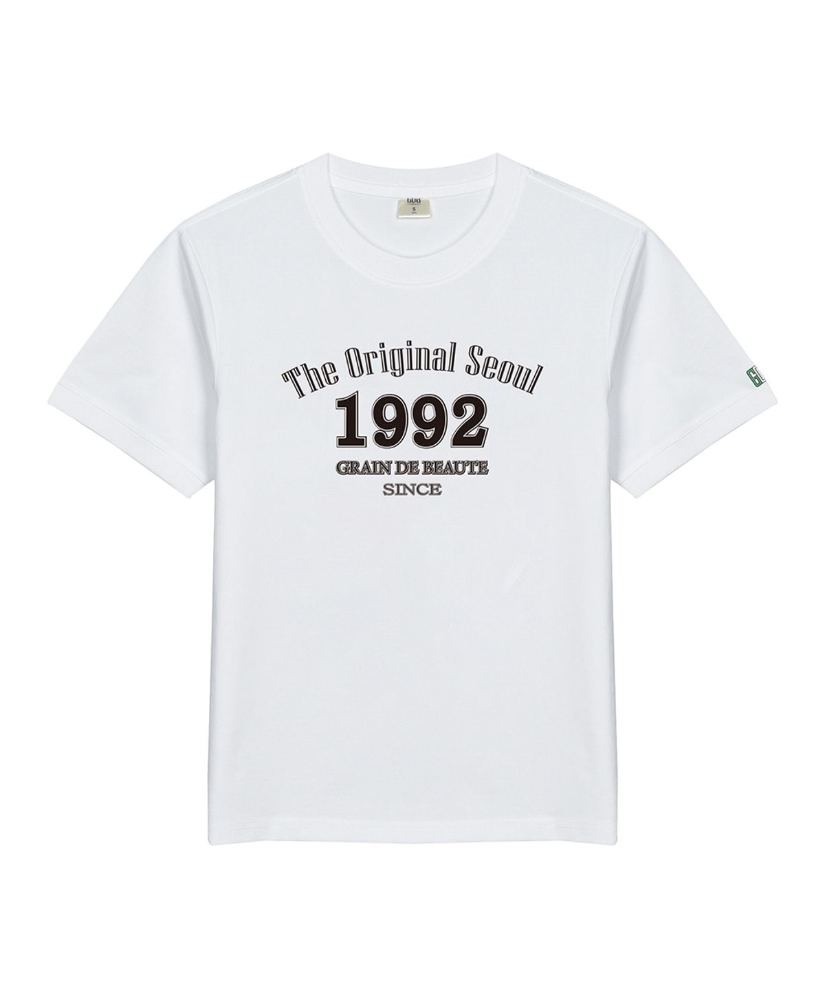 그랭드보떼(GRAIN DE BEAUTE) 1992 SIGNATURE T-SHIRT [WHITE]
