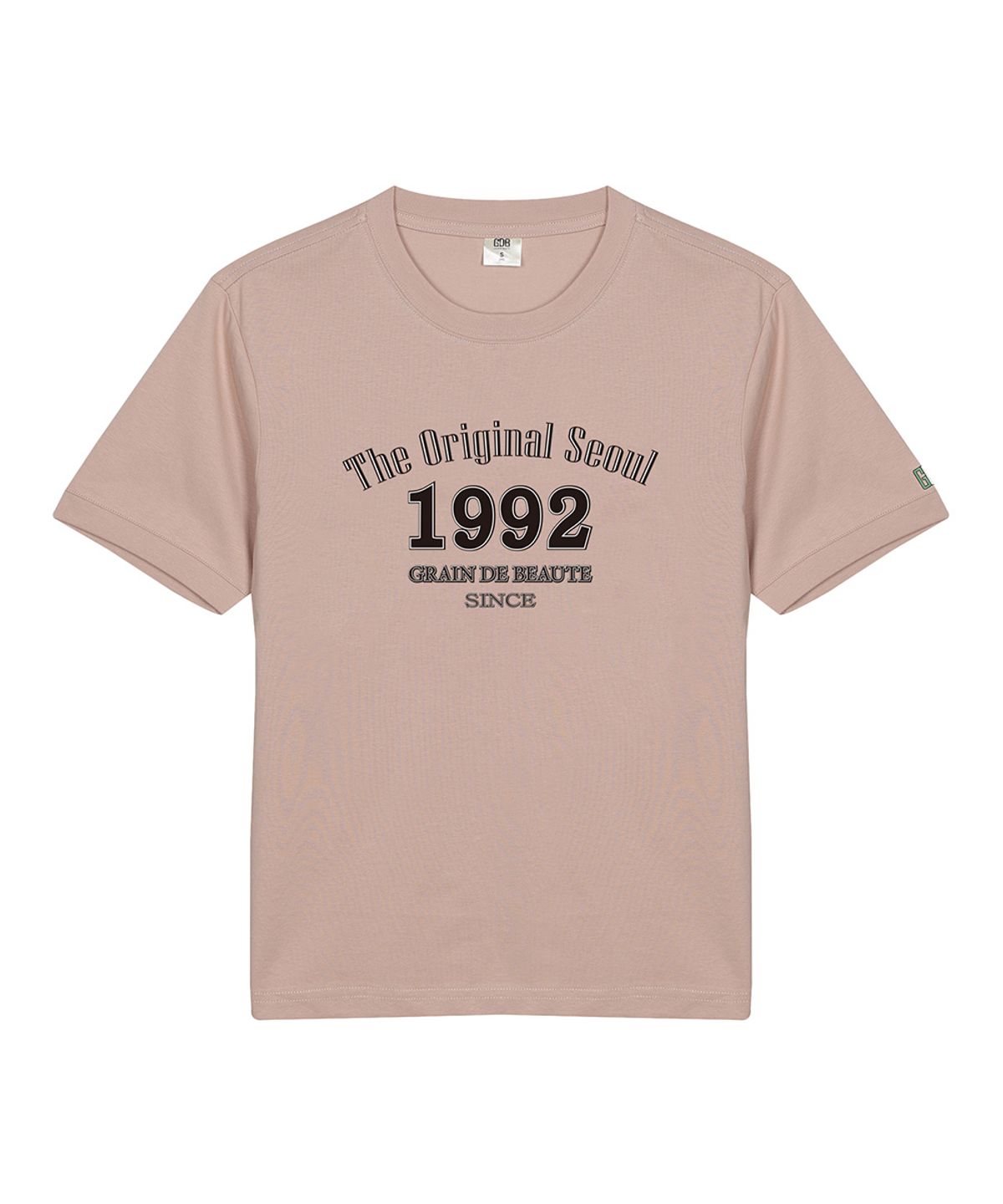 그랭드보떼(GRAIN DE BEAUTE) 1992 SIGNATURE T-SHIRT [INDI PINK]