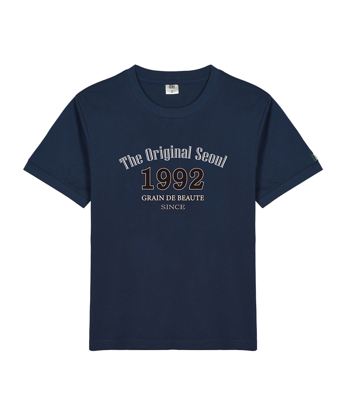그랭드보떼(GRAIN DE BEAUTE) 1992 SIGNATURE T-SHIRT [NAVY]