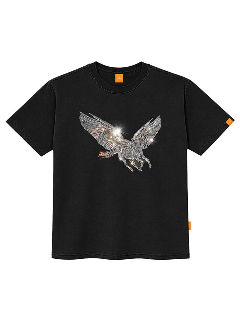 큐빅말 반팔티셔츠 남녀공용 빅사이즈 S~4XL