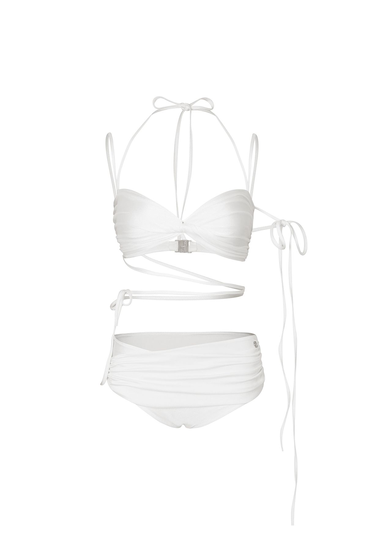 페인오어플레져(PAINORPLEASURE) MERMAID BIKINI white