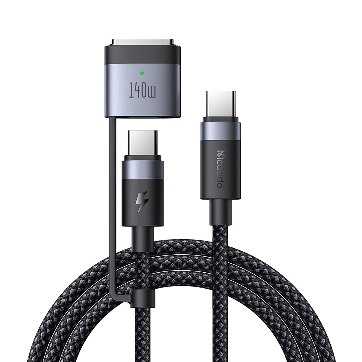맥도도(MCDODO) 140W 2in1 맥세이프3&C타입 PD 고속충전 케이블 CA014