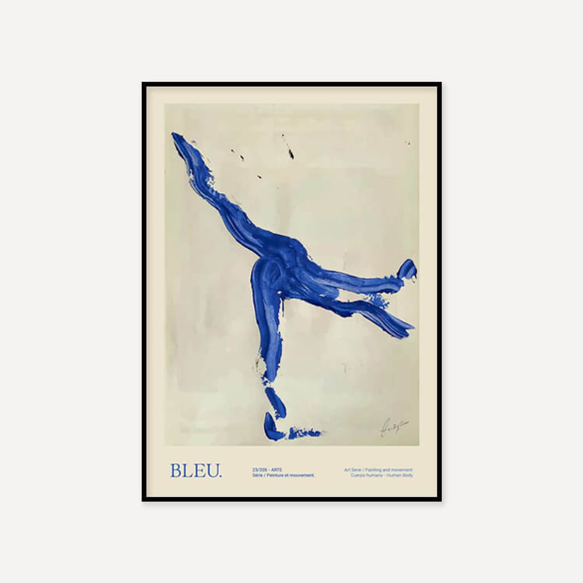 그릿시즌(GREET SEASON) 루크레시아 레이 카로 Bleu (액자 포함)