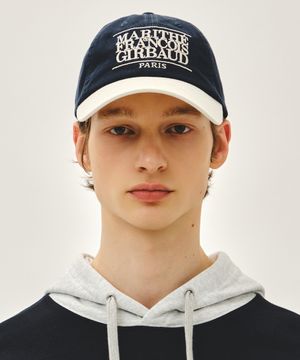 CLASSIC LOGO 6PANEL COLOR BLOCK CAP ivory