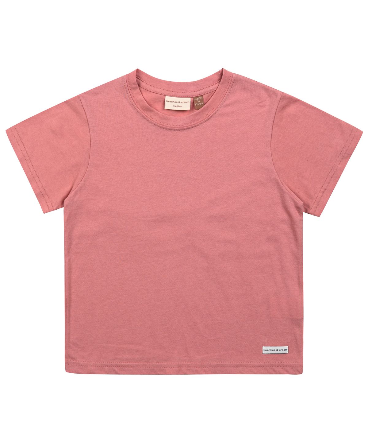 비치스앤 크림 키즈(BEACHESAND CREAM KIDS) 비치스 텐더 반팔 티셔츠-인디핑크(Beaches Tender Half-Sleeve T-shirt Indi Pink)