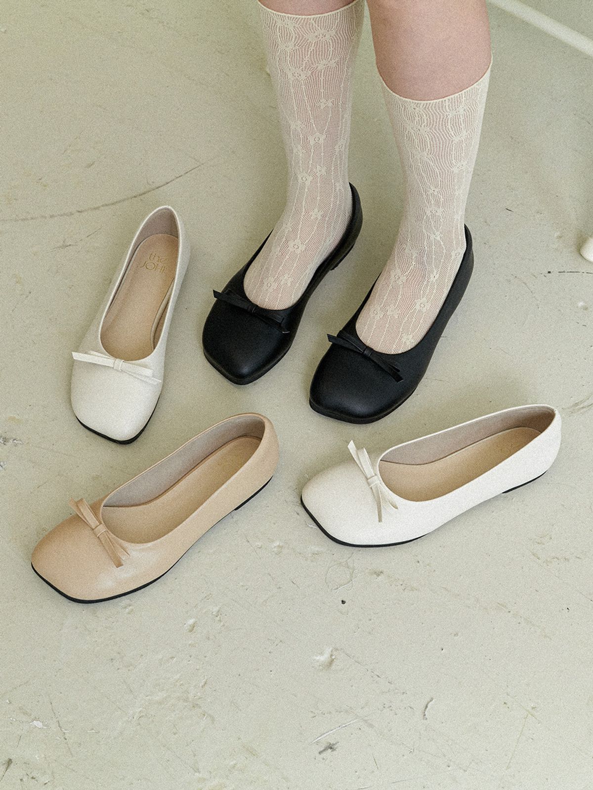 더조히(THE JOHI) Mellow Ribbon Flats_3 Colors