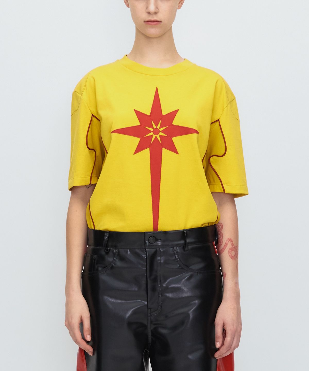 쿠시코크(KUSIKOHC) (M) 라이더 티셔츠 야스민 옐로우 RIDER T-SHIRT YASMINE YELLOW