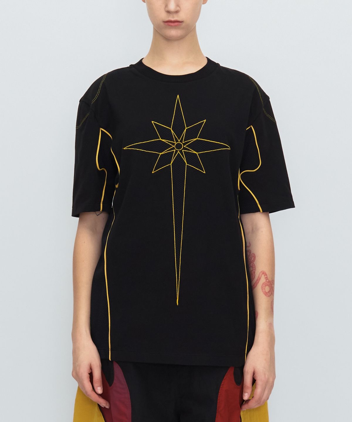 쿠시코크(KUSIKOHC) (M) 라이더 티셔츠 블랙 RIDER T-SHIRT BLACK