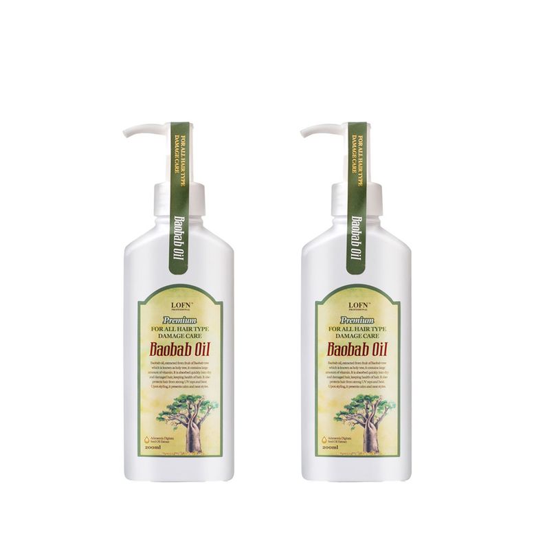 로픈 바오밥 프리미엄 헤어오일 200ml 2개