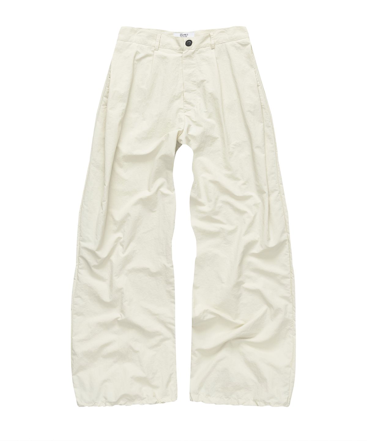 플로즈룸(FLAWSROOM) Side Two Tuck Balloon Pants [CREAM]