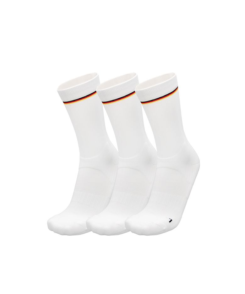 컴프레션 러닝 크루삭스  화이트 3PACK