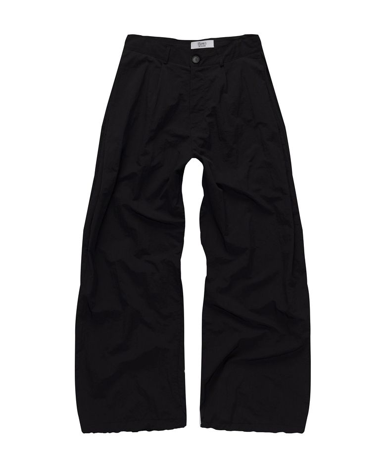 Side Two Tuck Balloon Pants [BLACK]