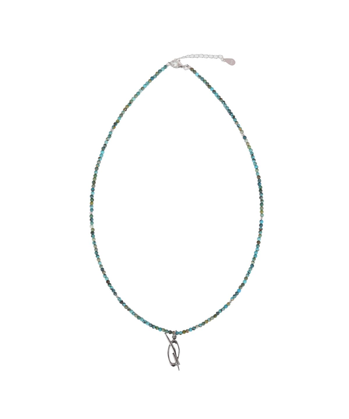51퍼센트(51PERCENT) Turquoise Logo Necklace