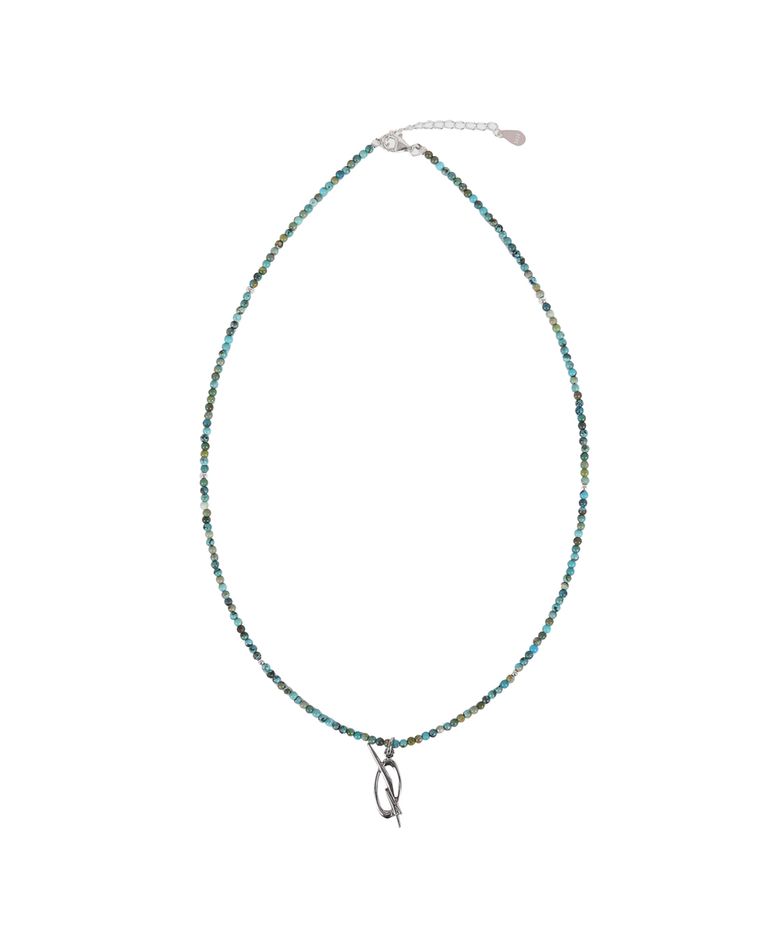 Turquoise Logo Necklace